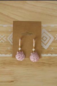 Image 2 of Scallop Shell Earrings
