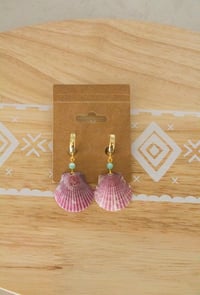 Image 1 of Scallop Shell Earrings