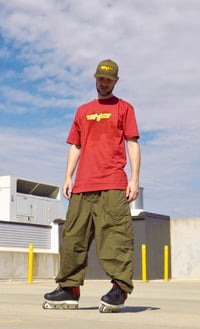 Image 3 of Senate "Metal" Logo Heavyweight Tee - BRICK RED