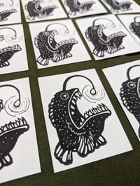 Image 2 of Anglerfish ~ ACEO 