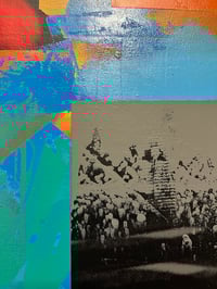 Image 2 of “Echo Chamber" — Small Wall Art on Original Canvas 18 x 24”