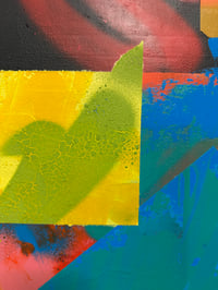 Image 4 of “Echo Chamber" — Small Wall Art on Original Canvas 18 x 24”
