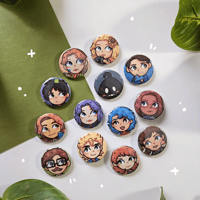 Image 1 of Stardew Valley Bachelors and Bachelorettes Mini Pinback Buttons