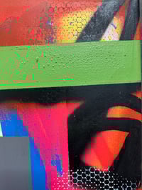 Image 3 of  “Neon Silence" — Small Wall Art on Original Canvas 16 x 20”