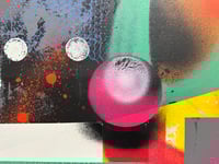 Image 5 of  “Neon Silence" — Small Wall Art on Original Canvas 16 x 20”