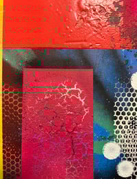 Image 3 of “Inner Static" — Small Wall Art on Original Canvas 16 x 20”