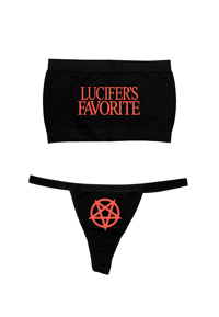 Image 1 of LUCIFER'S FAVORITE TUBE TOP SET