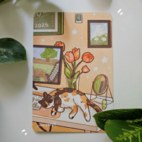 Image 2 of Cat Themed Postcard Print Set