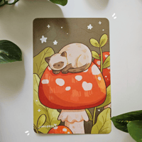 Image 4 of Cat Themed Postcard Print Set