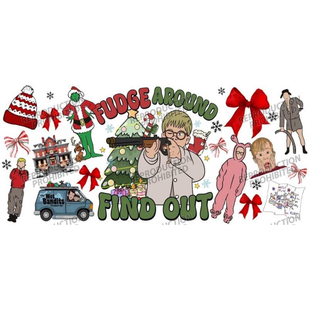 Image of Fudge Around And Find Out Uv Dtf Wrap W0617