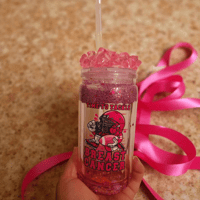 Time to Tackle Snow Globe Tumbler 