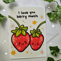 Love You Berry Much Greeting Card
