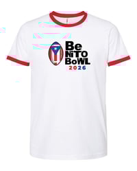 Image 1 of BENITO BOWL 2026 WHITE-RED TEE