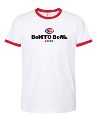 Image 1 of BENITO BOWL WHITE AND RED TEE