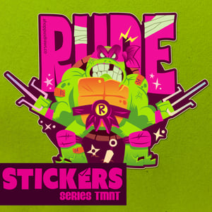 Image of 5" STICKERS Series TMNT: