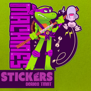Image of 5" STICKERS Series TMNT: