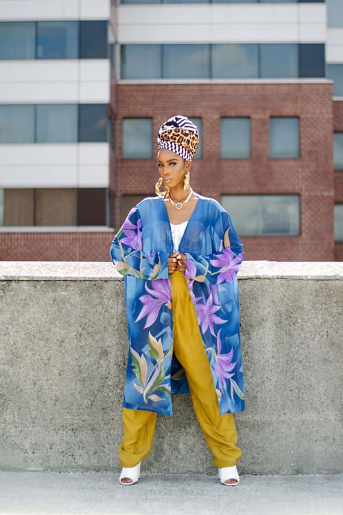 Image of Vintage Jesse Silk High Waisted Trousers