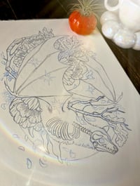 "Sanctuary" Hanging Bat Original Painting