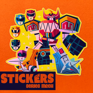Image of 5" STICKERS - Series MECH