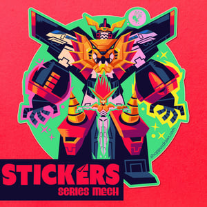 Image of 5" STICKERS - Series MECH