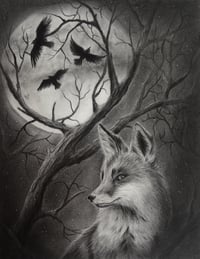 Image 1 of Giclee print “Lunar fox” 2022