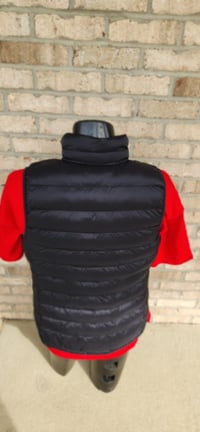 Image 9 of Customizable Lightweight Puffer Vest (RED and BLACK) 