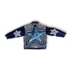 BLUE STAR DENIM PUFFER JACKET