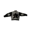 BLACK STAR PUFFER DENIM JACKET