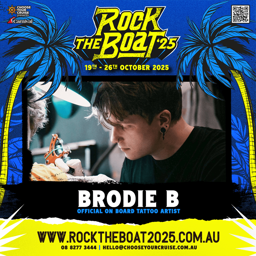 Image of ROCK THE BOAT 2025 - TATTOOS BY BRODIE BAILEY **IN HOUSE USE ONLY**