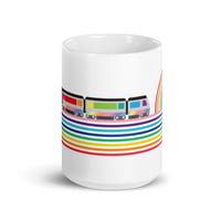Image 7 of Rainbow Train Mug