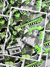 Green Yuri Riso Print