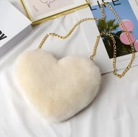 Image 2 of Fur Heart purse