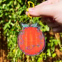 Image 5 of Halloween Tamagotchi, Ghost - Acrylic Shaker Keychain