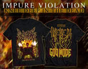 Image of IMPURE VIOLATION 'Knee Deep In The Dead' T-SHIRT