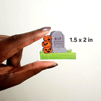 Image 2 of (R.I.P.) Really Into Pumpkins - Sticker