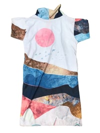 Image 1 of Desert Mountain Cowl Dress