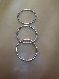 Image 5 of "Vein" silver stacker ring 