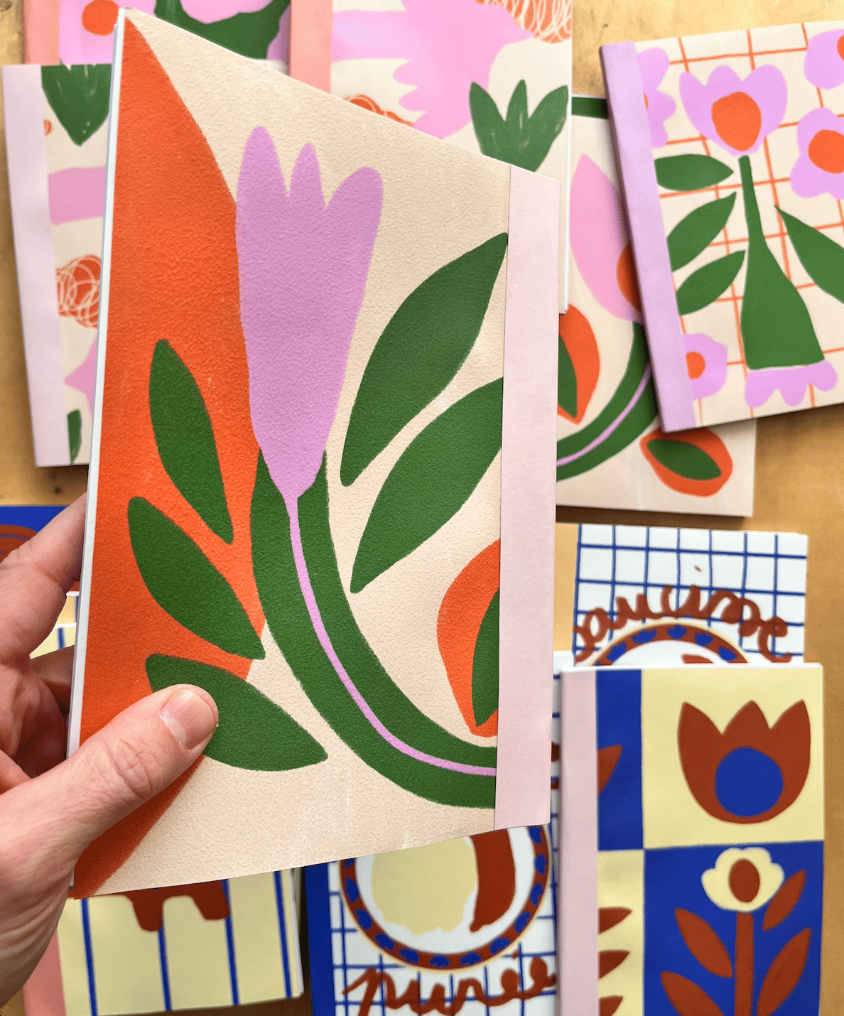 Image of CARNET A5 grosse fleur