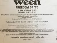 Image 3 of WEEN - FREEDOM OF 76 CD SINGLE - MIKE D remix