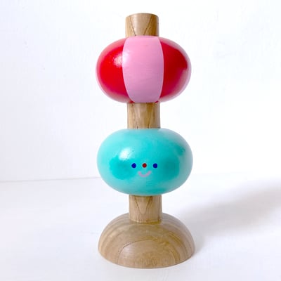 Image of Kerzenhalter-Vasen-Kombi "Jätit grün"