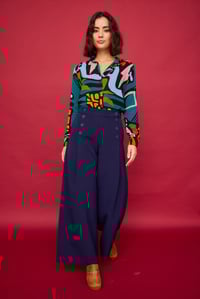 Image 4 of Pantalón ancho Nenúfar azul de Smile