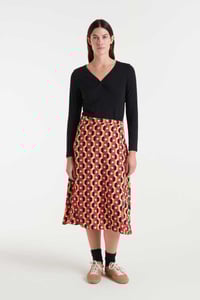 Image 4 of Falda con estampado Link 