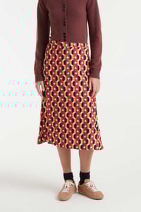 Image 1 of Falda con estampado Link 
