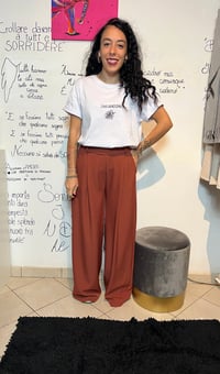 Image 6 of Coordinato mattone gilet+pantalone