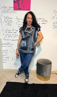 Image 3 of Gilet di ecopelle personalizzato