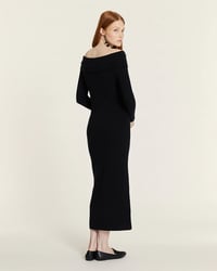 Image 3 of Vestido off the shoulder negro de Pepaloves