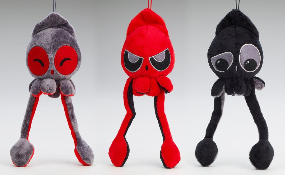 emotion squid plush