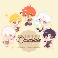 Image 2 of PREORDER Mystic Messenger Chocolate Stickers