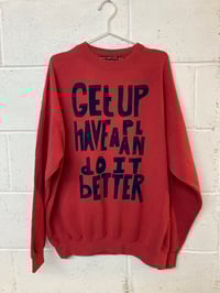 Image 1 of Get Up, red XL/XXL (26.5"P2P, 29"S2H, 33.5"C2C) 