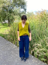 Image 4 of NEW! -- PATRON :  Blue-Velvet Slipover --